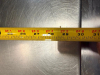 63" X 30" HEAVY DUTY STAINLESS TABLE. - 3