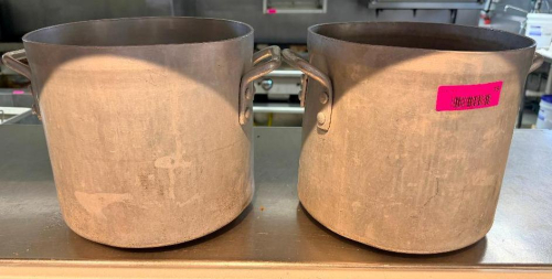 (2) 20 QT ALUMINUM STOCK POTS