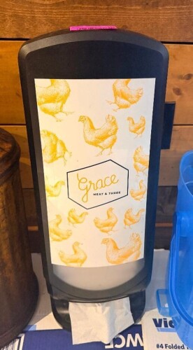 NAPKIN TOWER DISPENSER.