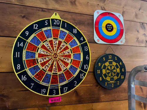 (3) ASSORTED DART BOARDS,