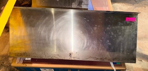 36" X 12" STAINLESS WALL SHELF
