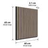 (2) PANOLOK SLAT WALL SET