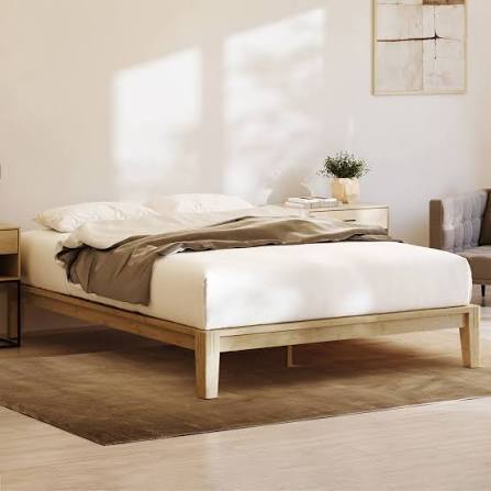 (1) BAMBOO PLATFORM BED FRAME