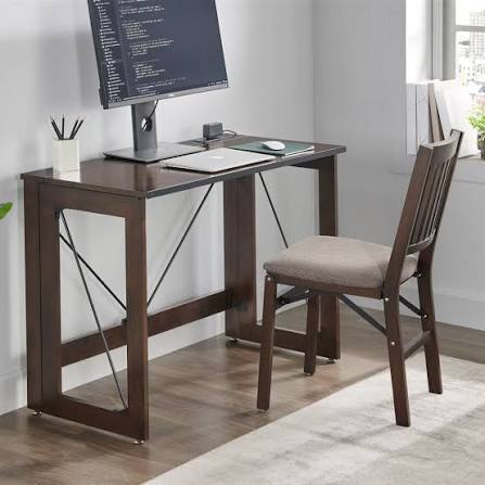 (1) FOLDING WOOD DESK
