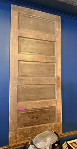 VINTAGE FIVE PANEL 32" HARDWOOD DOOR WALL D&Eacute;COR.