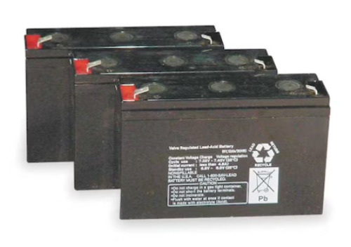 (6) NON SPILLABLE BATTERY