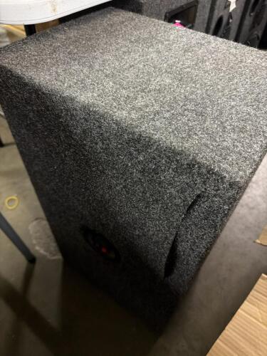 (4) CARPETED SPEAKER CABINETS