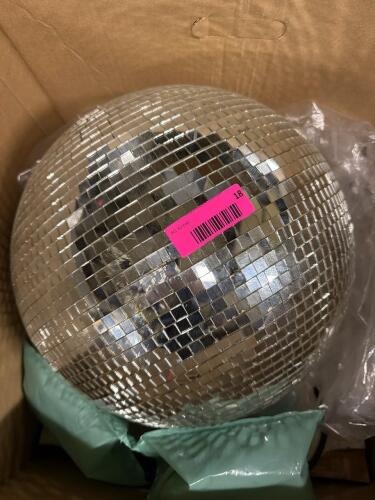 (1) MIRRORED DISCO BALL