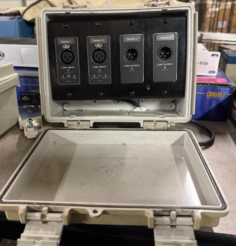 (1) PORTABLE AUDIO CONNECTION BOX