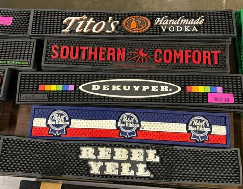 (1) ASSORTED LOT OF RUBBER BAR MATS