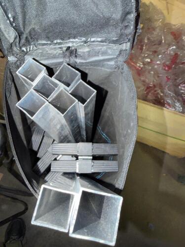(1) LOT OF METAL POLES WITH CARRYING CASE
