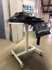 (1) ASSORTED LED BODY SCULPTING / LIGHT THERAPY SYSTEM WITH FLEXIBLE LED TREATMENT PADS, CONTROL PANEL, MULTI-PORT POWER BOX, CONNECTING CABLES, AND MOBILE ROLLING STAND. - 10