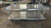 (1) STAINLESS STEEL MOBILE WORK TABLE