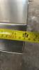 (1) STAINLESS STEEL WALL-MOUNTED SHELF WITH BACKSPLASH - 2