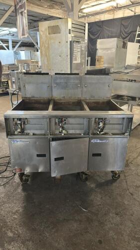 (3) COMMERCIAL GAS FRYERS