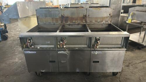 (3) COMMERCIAL GAS FRYERS
