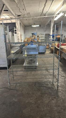 (1) COMMERCIAL WIRE SHELVING UNIT
