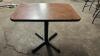 (1) RECTANGULAR RESTAURANT DINING TABLE - 2