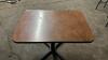 (1) RECTANGULAR RESTAURANT DINING TABLE