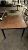 (1) ADA ACCESSIBLE RECTANGULAR RESTAURANT DINING TABLE