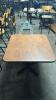 (1) SQUARE RESTAURANT DINING TABLE