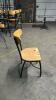 (8) WOOD RESTAURANT DINING CHAIR - 3