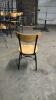 (8) WOOD RESTAURANT DINING CHAIR - 4