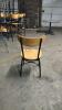 (8) WOOD RESTAURANT DINING CHAIR - 3