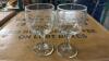 (36) STEMMED WINE GLASSES