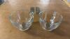 (36) CLEAR GLASS PUNCH CUPS