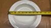 (20) WHITE DINNER PLATES - 2