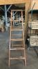 (1) WOOD STEP LADDER
