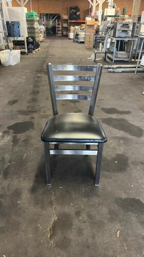 (4) METAL RESTAURANT CHAIR
