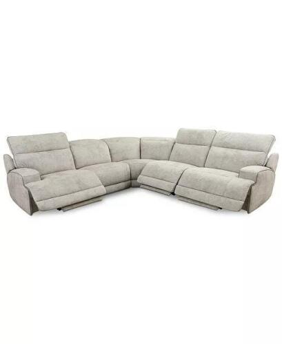MACYS SEBASTON 5 PC RECLINING SECTIONAL