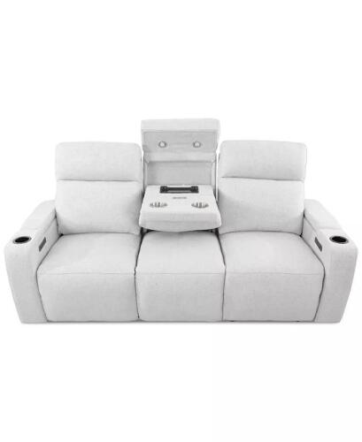 MACYS GREYMAL FABRIC RECLINING SOFA