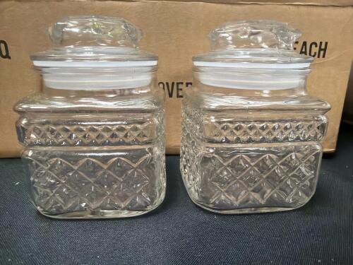 (12) DECORATIVE GLASS JARS