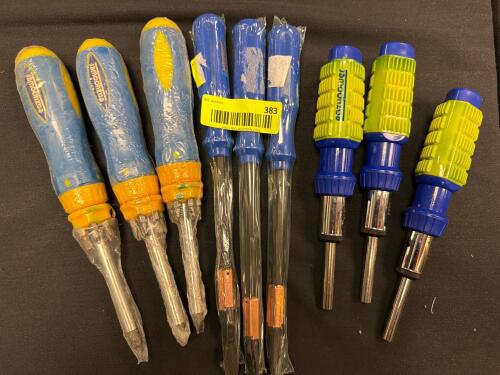 (1) ASSORTED LOT OF SCREWDRIVERS AND MULTI-BIT DRIVERS