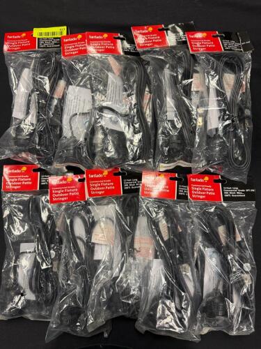 (10) COMMERCIAL-GRADE OUTDOOR PATIO LIGHT STRINGERS