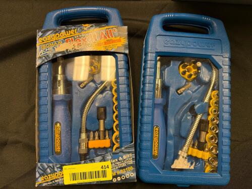 (2) EAZYPOWER FLEX-A-BIT FLEXIBLE DRILL & DRIVER SETS