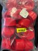 (15) RED MEASURING CUPS SETS IN VARIOUS SIZES