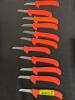 (11) ORANGE HANDLE PARING / UTILITY KNIVES