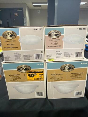 (4) WALL SCONCE LIGHT FIXTURES