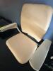 (1) BEIGE UPHOLSTERED OFFICE CHAIR WITH PADDED ARMRESTS - 2