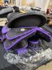 (1) PURPLE AND BLACK SYNTHETIC HORSE SADDLE - 4