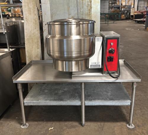 (1) VULCAN TILTING STEAM-JACKETED KETTLES