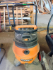 RIDGID HEAVY-DUTY WET/DRY SHOP VACUUM WITH 16-GALLON COLLECTION TANK, 6.5 PEAK HP MOTOR, SCROLL NOISE REDUCTION SYSTEM, LARGE REAR WHEELS, FRONT CASTERS, PUSH HANDLE, AND LOWER TANK DRAIN. - 2