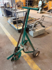 GREENLEE 1800 MECHANICAL CONDUIT BENDER WITH LONG MANUAL LEVER, WHEELED TRANSPORT FRAME, BENDING SHOE, DEGREE/BEND MARKINGS, AND INTEGRATED FOOT PLATFORM. - 5