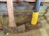 SLEDGE HAMMER AND LONG HANDLE AXE. - 2