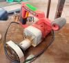 3-3/8" ELECTRIC TOE-KICK SAW WITH COMPACT OFFSET BLADE DESIGN, AUXILIARY HANDLE, BLADE GUARD AND CORDED ELECTRIC MOTOR.