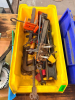 (1) BOX OF ASSORTED HAND TOOLS. - 2